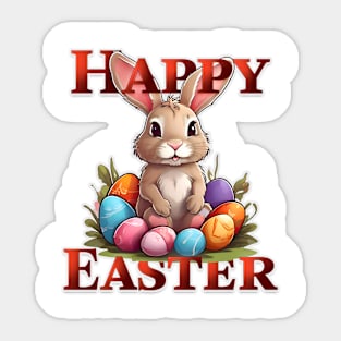 Easter Bunny Sticker